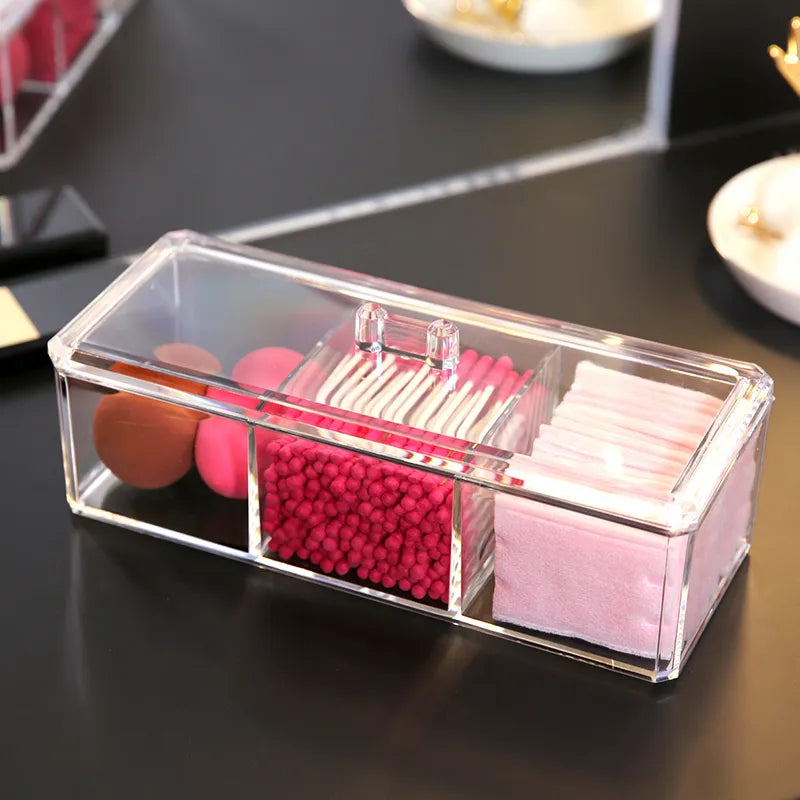 Transparent Cosmetic Storage Box