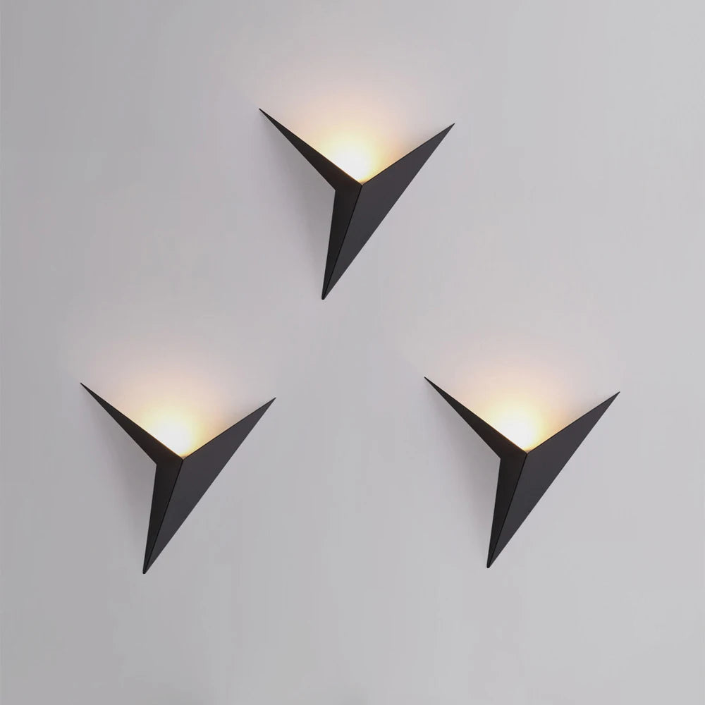 Modern Minimalist Triangle Shape LED Wall Lamp