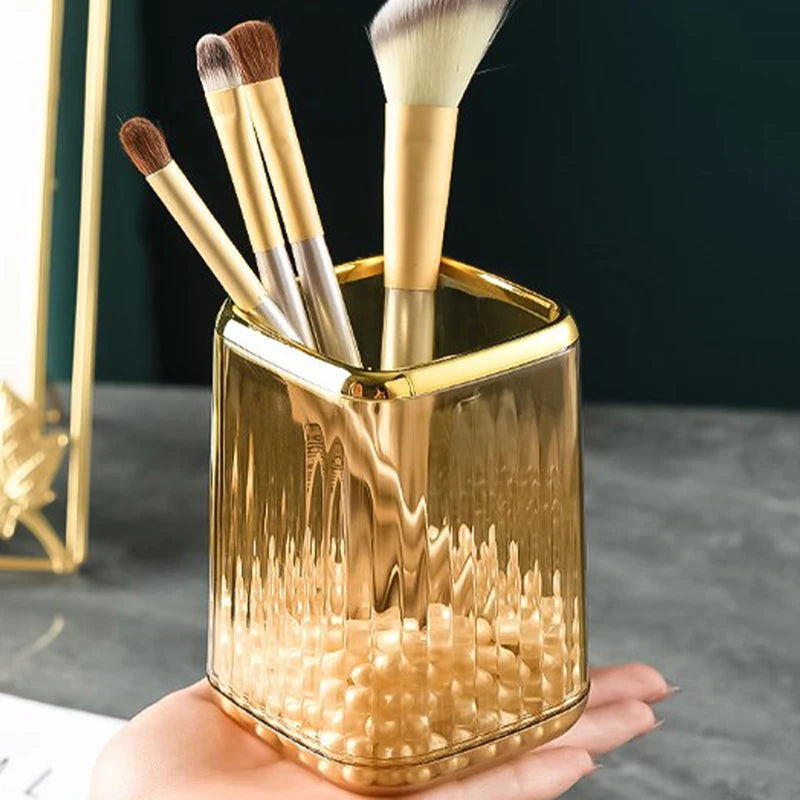 Desktop Cosmetic Brush Storage Box