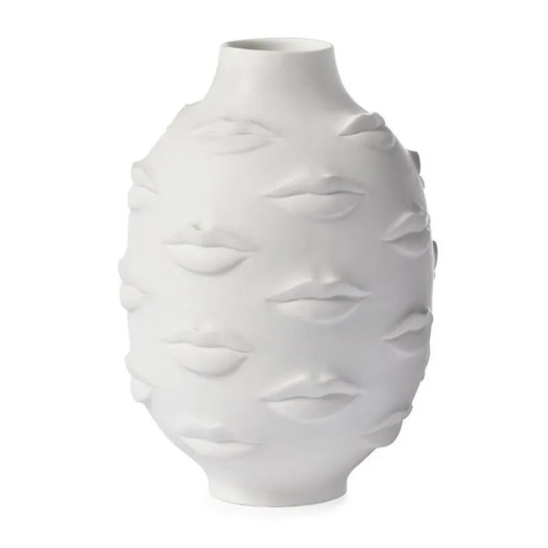 Scandinavian Modern Art Face Shape Vase