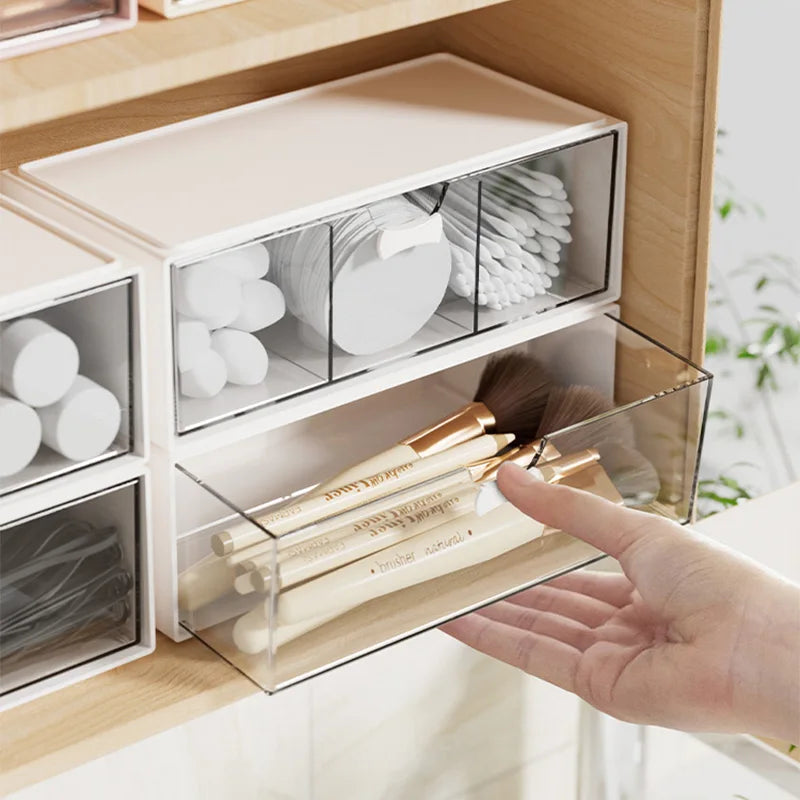 Multi-Layer Mirror Cabinet Storage Box