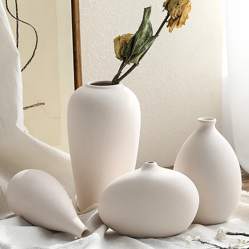 Nordic Charm Ceramic Flower Vase