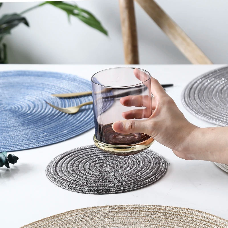 Round Woven Ramie Placemats