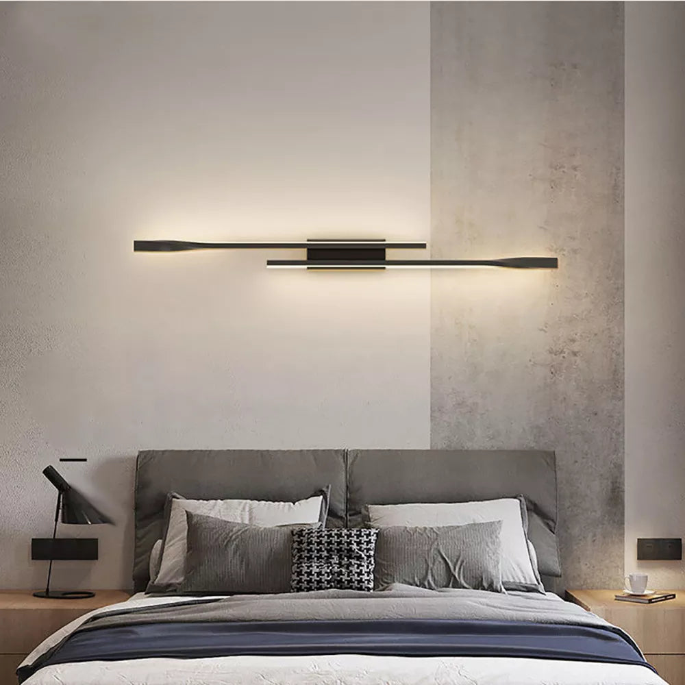 Luxury Nordic Long Strip Wall Lamp