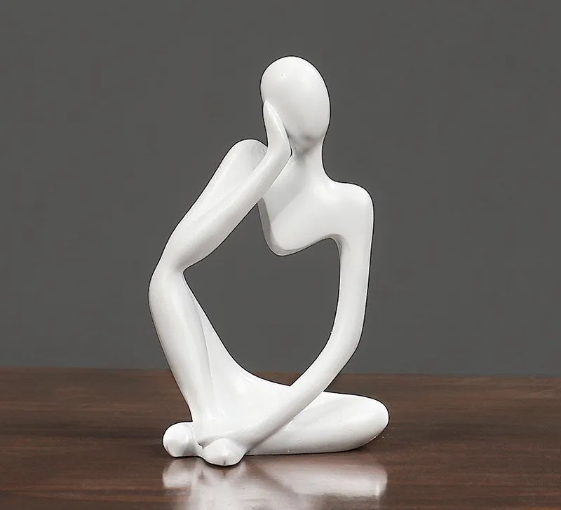 Nordic Abstract Figure "The Thinker"