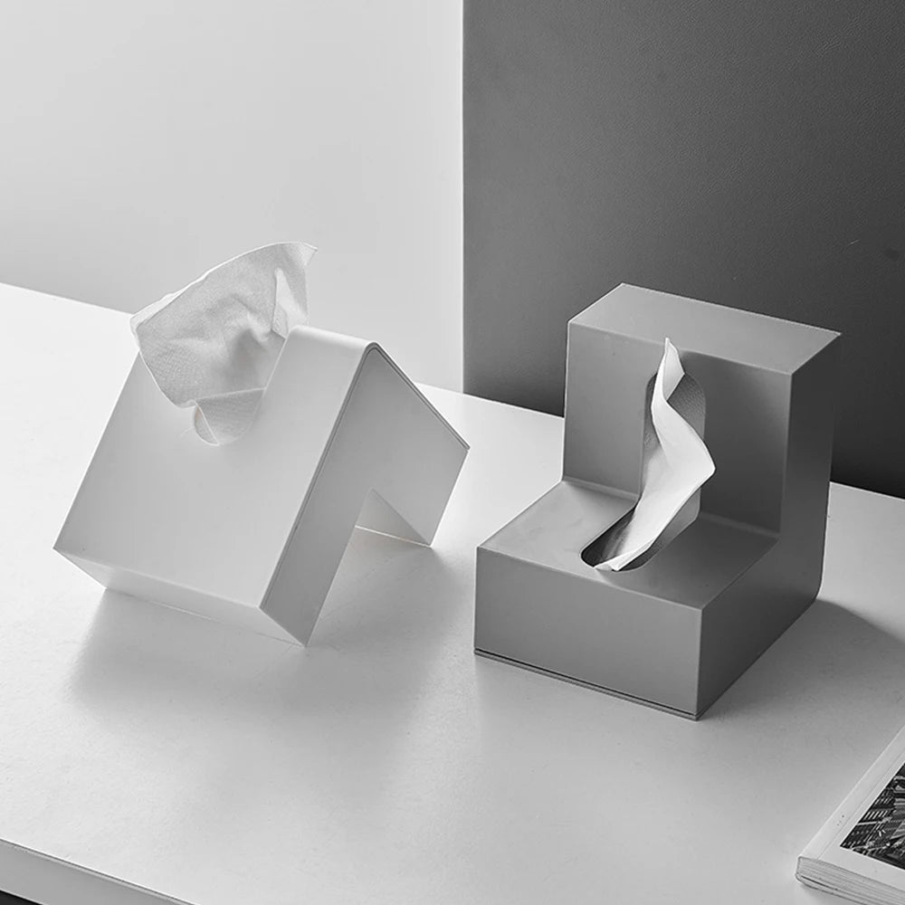 Modern Nordic Desktop Tissue Box Holder