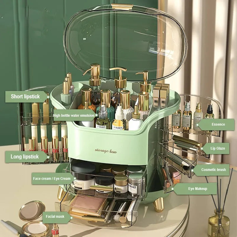 Dust-proof Makeup Organizer For Cotton Pads