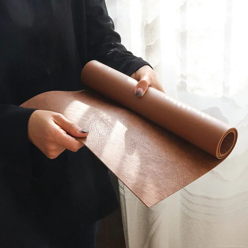 Luxury Cowhide Leather Table Mat