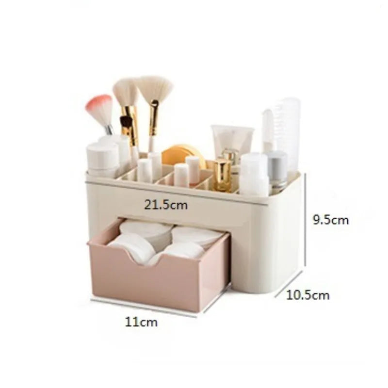 Makeup Organizer Storage Box with Drawer