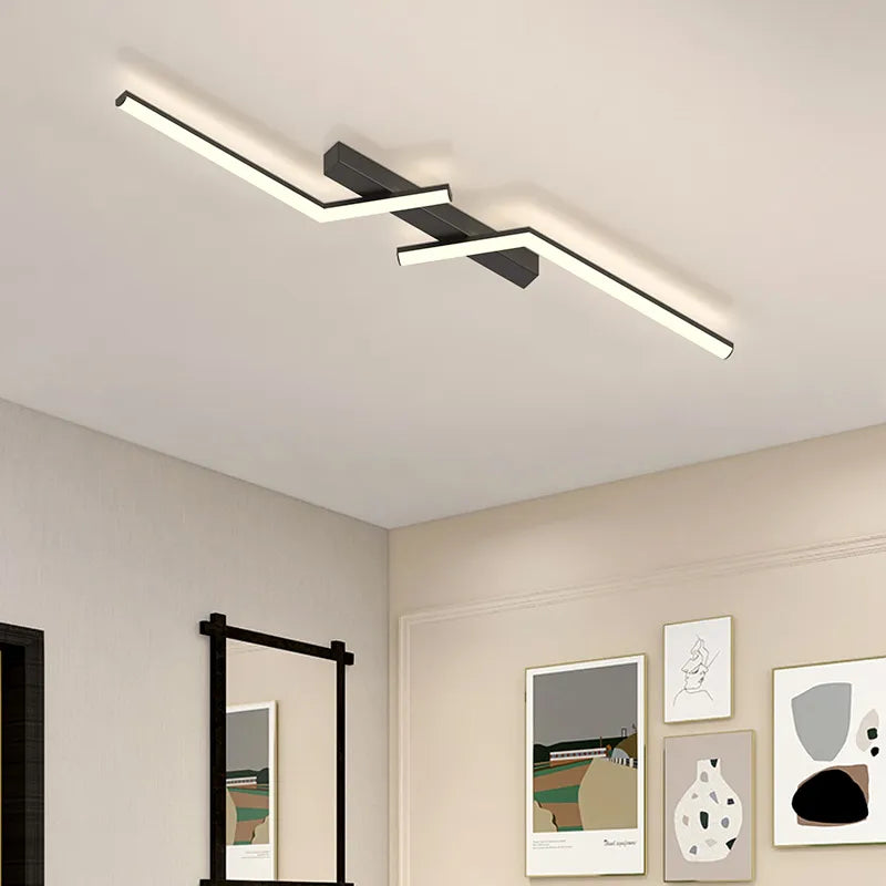 Modern Aisle LED Strip Surface Mount Ceiling Lamp