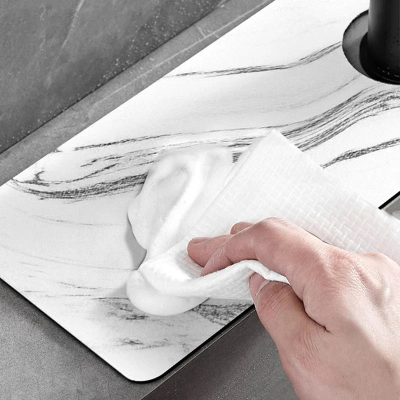 Faucet Drain Plaid Mat