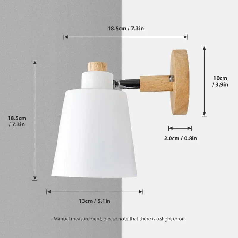 Nordic Wall Lamp Light Fixture with Switch