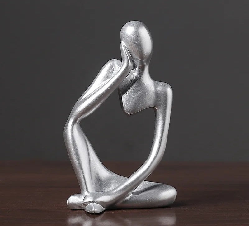 Nordic Abstract Figure "The Thinker"