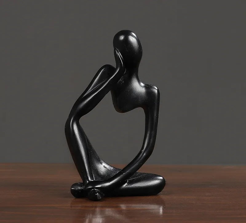 Nordic Abstract Figure "The Thinker"