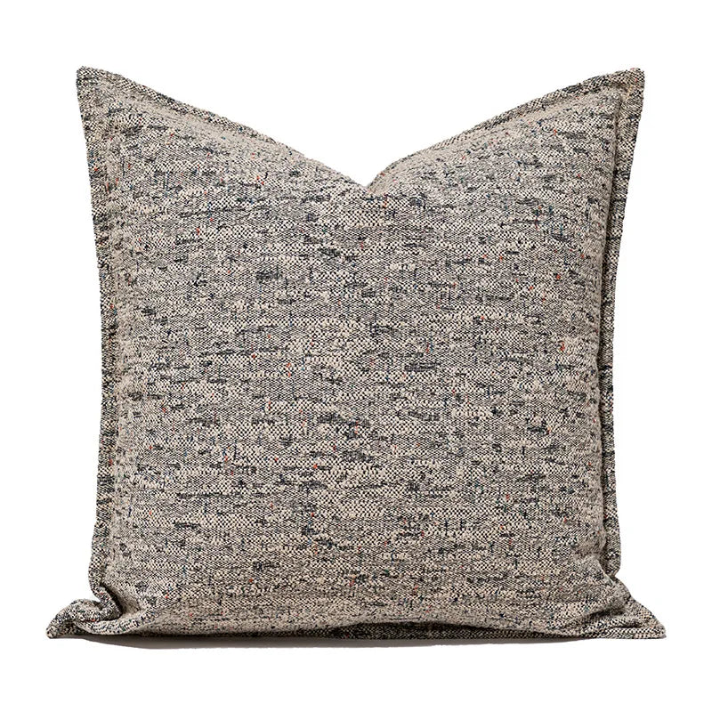 Nordic Knit Leather Cushion