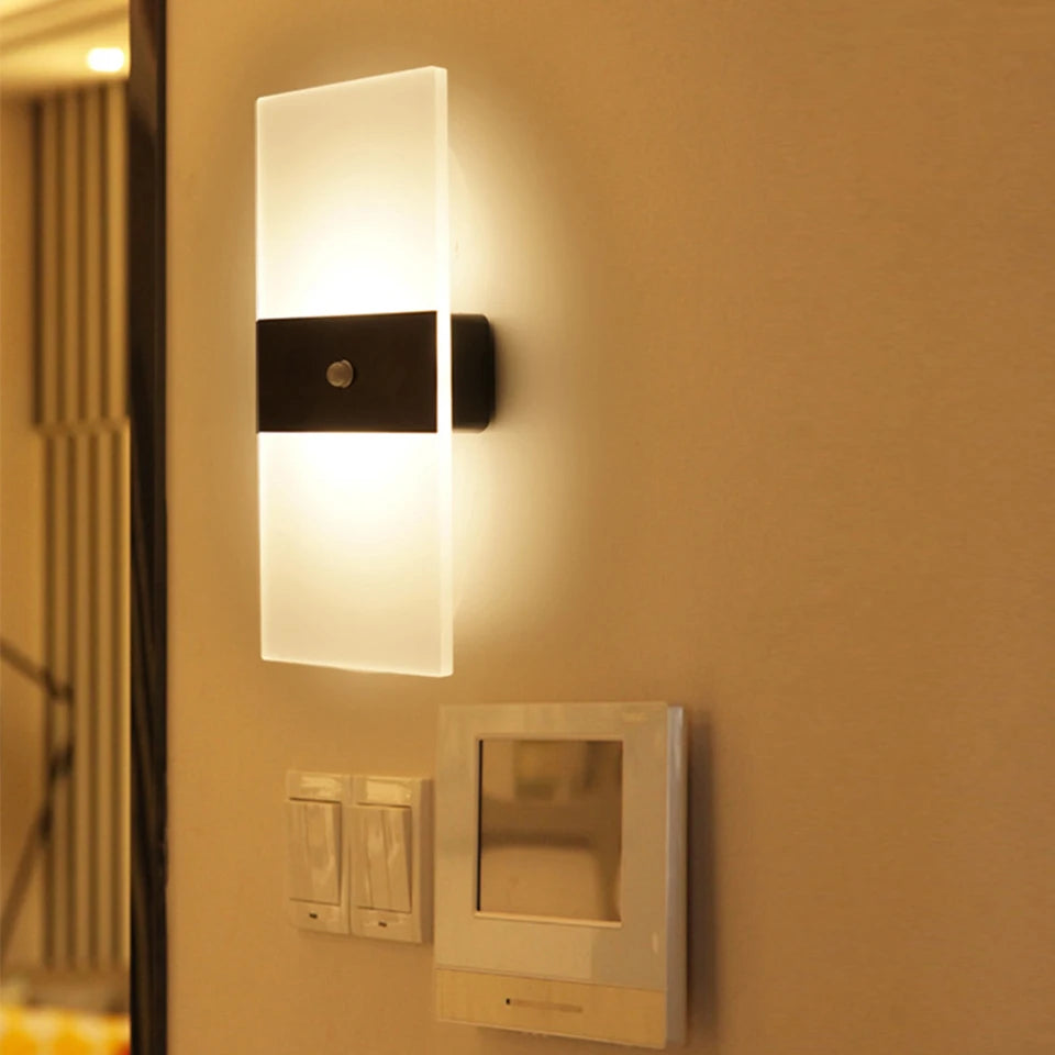 USB Rechargeable Nordic LED Wall Lamp