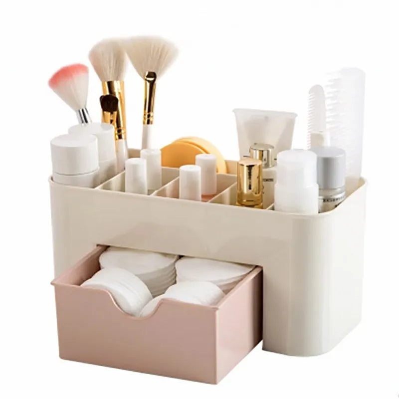 Makeup Organizer Storage Box with Drawer