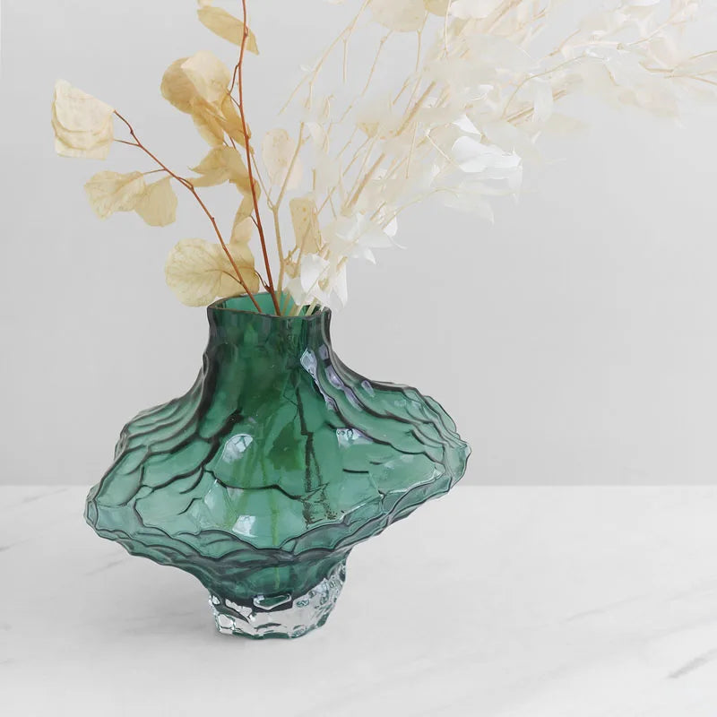 Aquatic-Inspired Valley Glass Vase