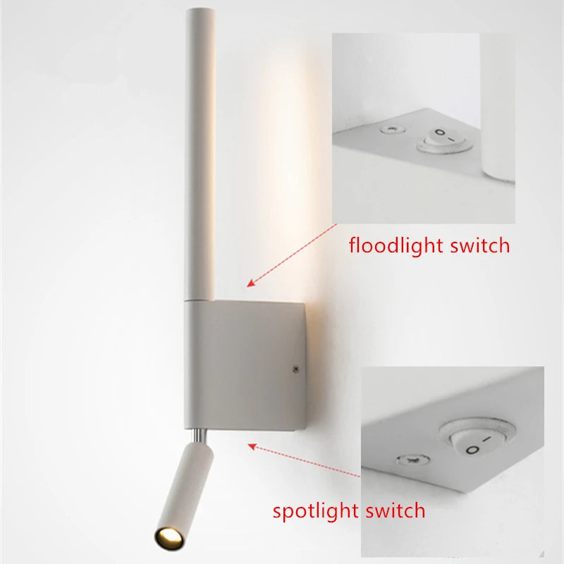 330 Degree Rotation Adjustable Nordic Wall Lamp