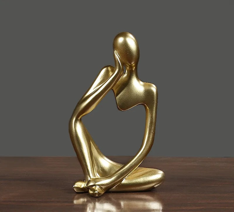 Nordic Abstract Figure "The Thinker"