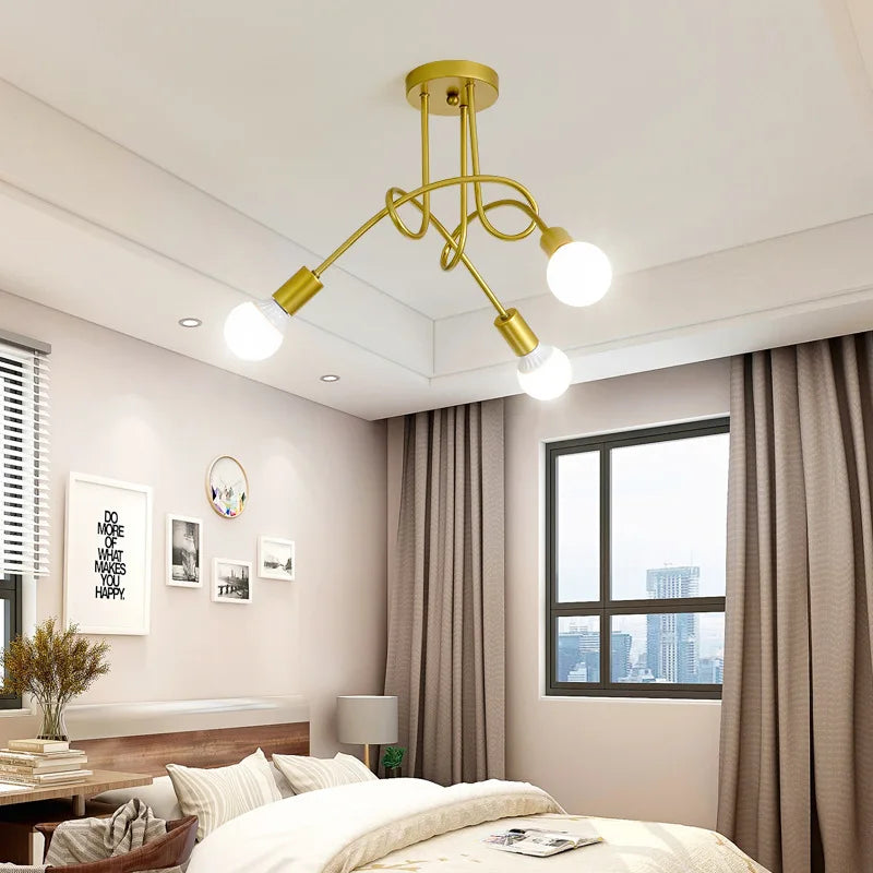 American Retro Ceiling Light Chandelier