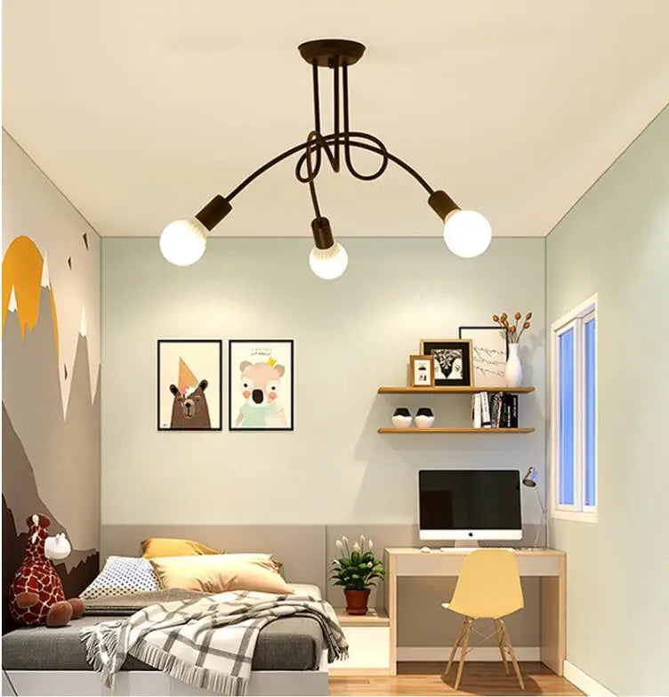 American Retro Ceiling Light Chandelier