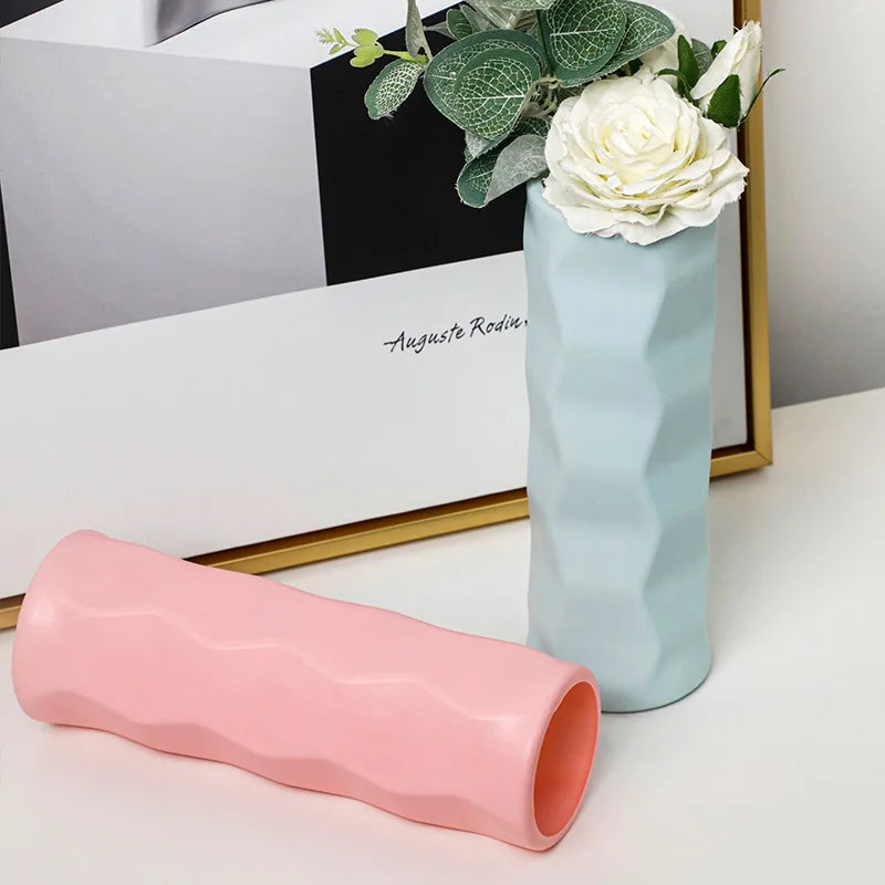 Scandinavian Storm Wave Style Plastic Vase