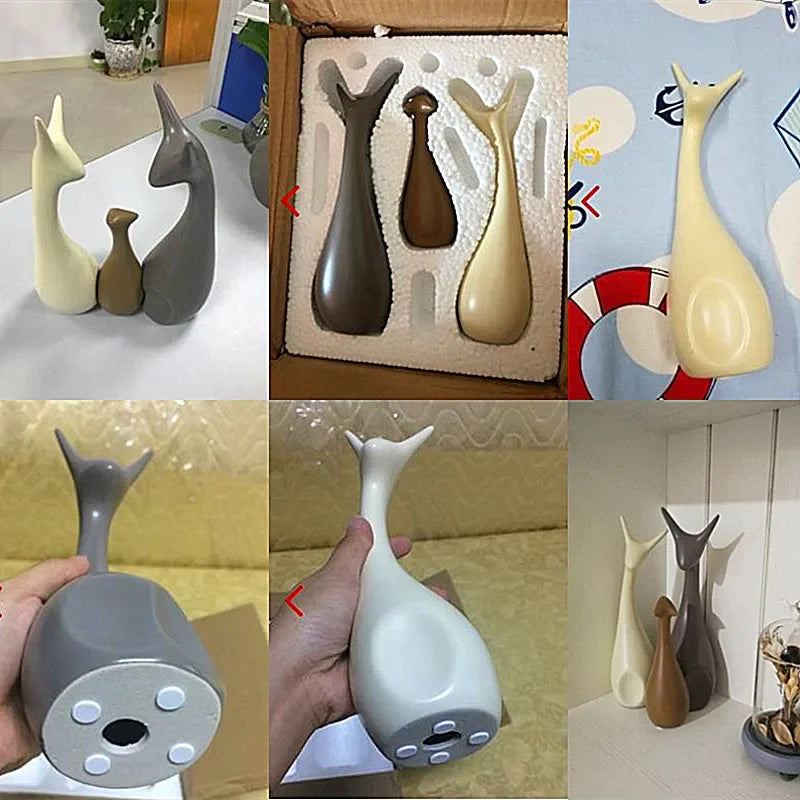 Nordic Ceramic Animal Ornaments