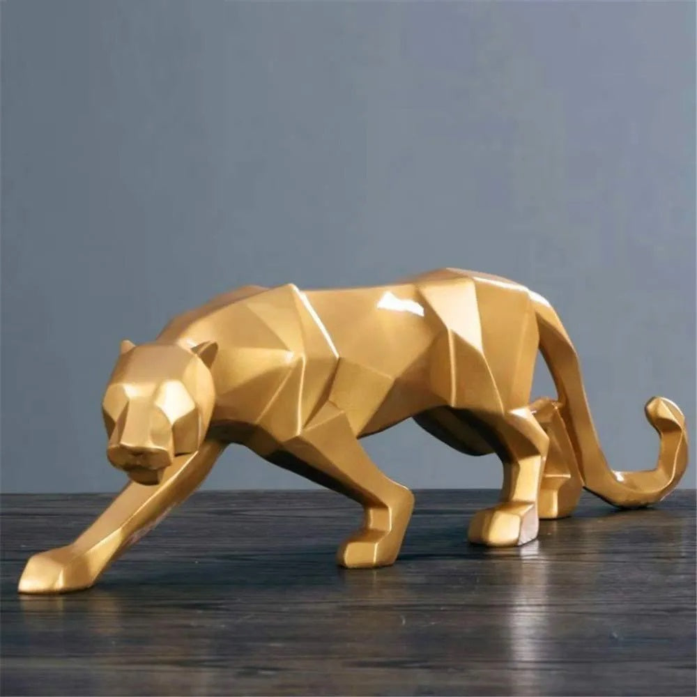 Resin Abstract Statue "The Panther"