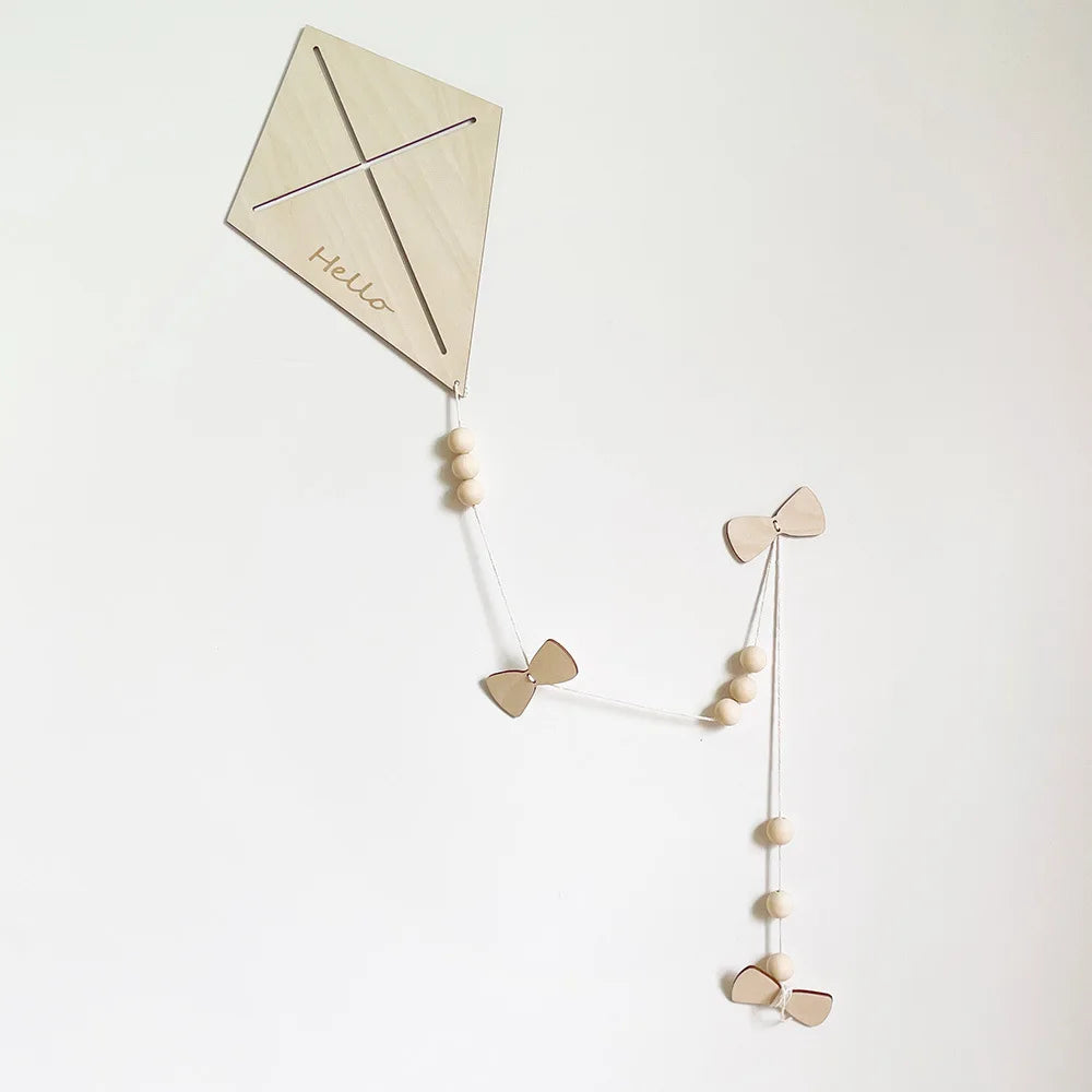 Wooden Kite Wall Ornaments For Kids